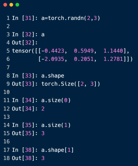 pytorch学习笔记 五 pytorch基础之基本数据类型