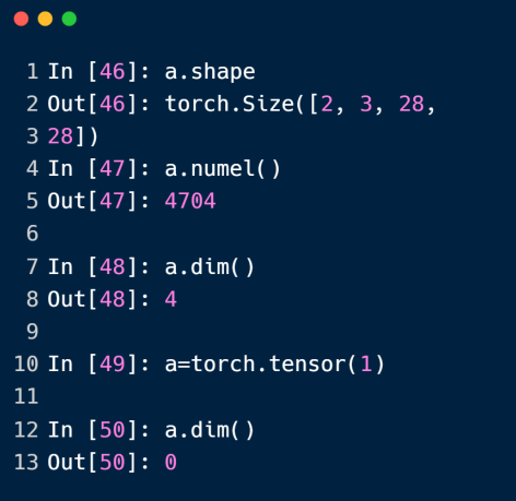 pytorch学习笔记 五 pytorch基础之基本数据类型