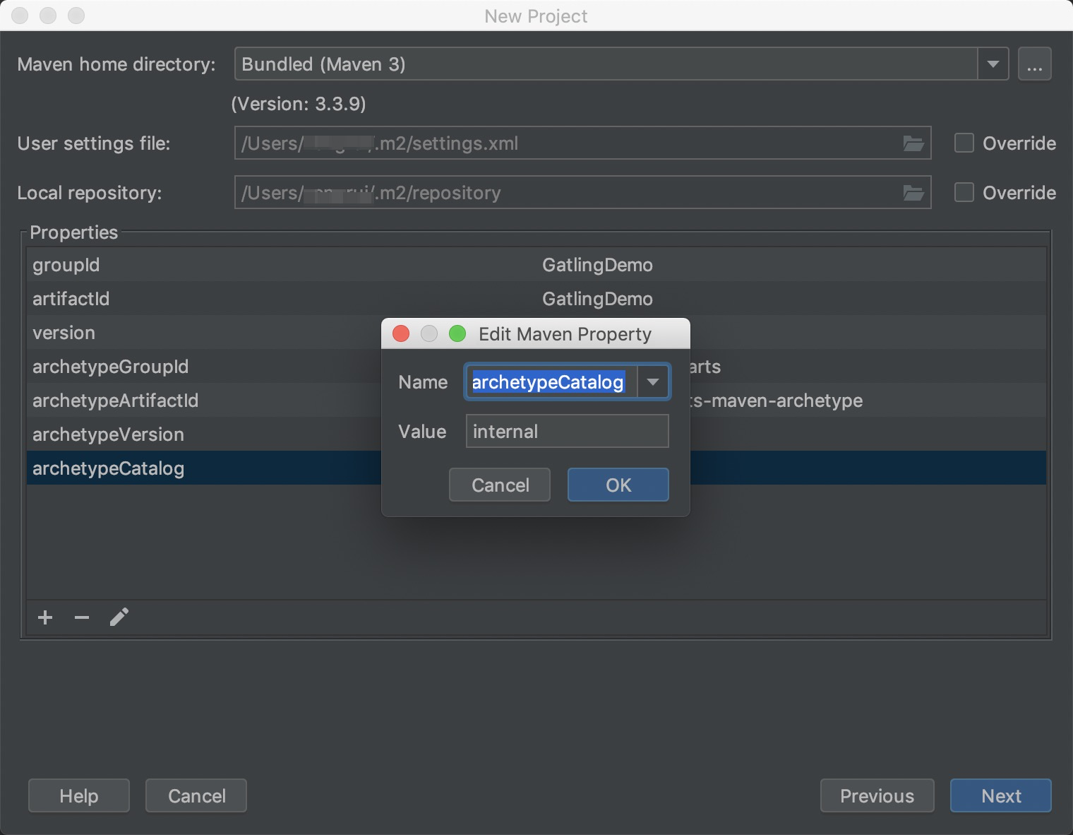 添加archetypeCatalog