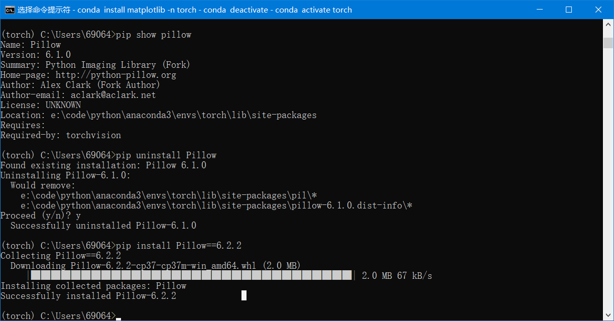 pytorch实战 1.环境搭建win10 py3.7 pytorch1.0.0 cuda10