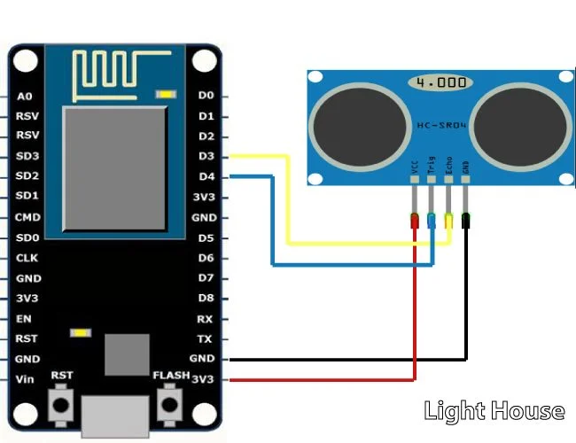 arduino（2）：使用ESP8266，接入超声波传感器。_8266 超声波传感器-CSDN博客