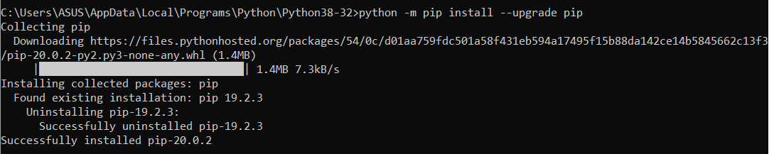 关于解决'pip' is not recognized as an internal or external command ...