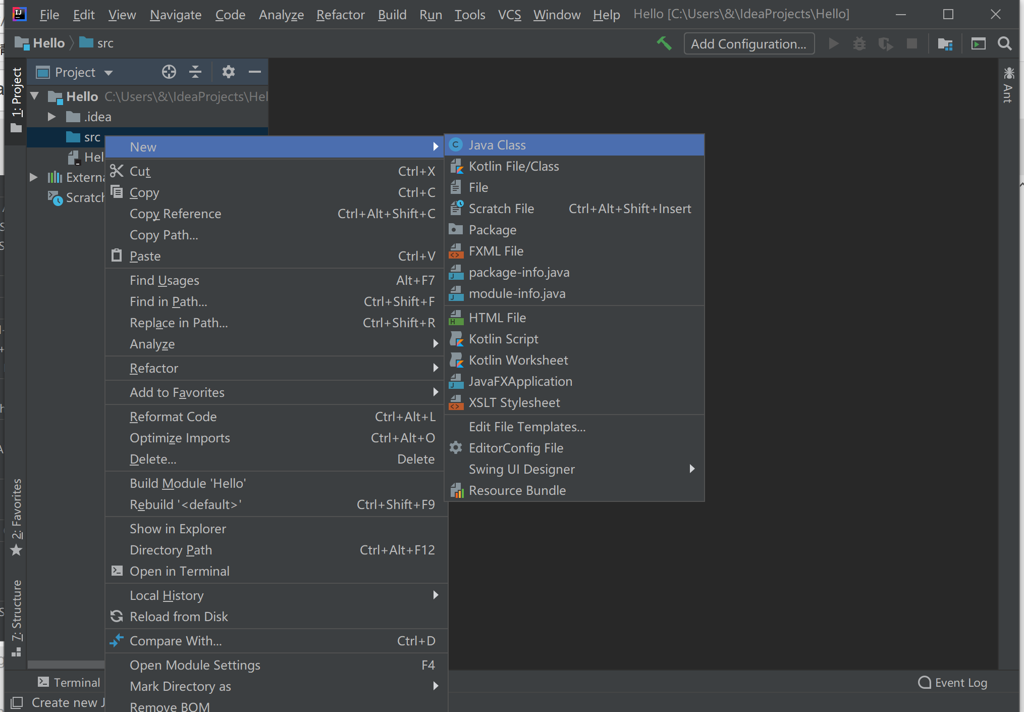 如何使用intellij运行单个java文件_how to import a single java file into intellij ...