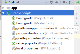 gradle scripts android studio