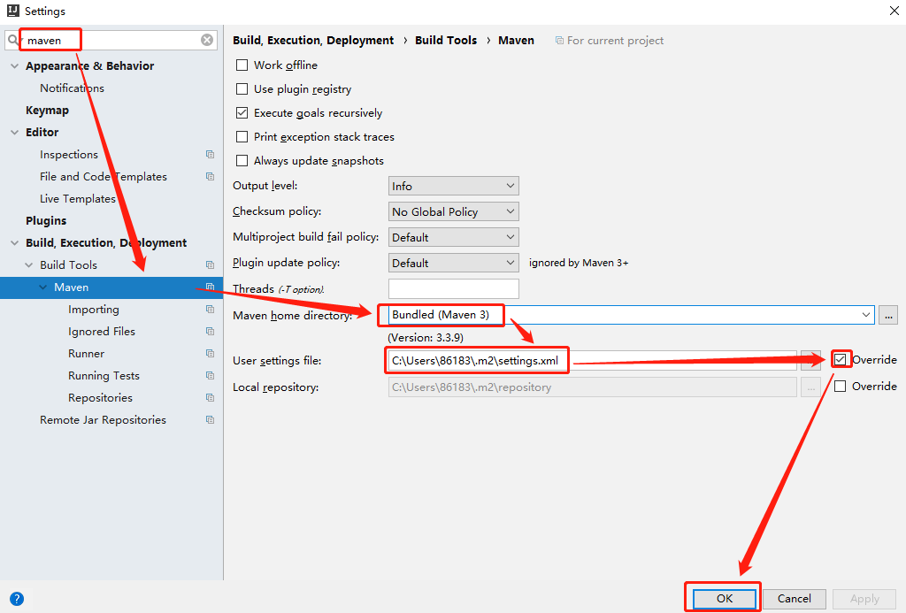 Maven settings xml. Where is update Maven Project in INTELLIJ idea. Idea Import Maven refresh.