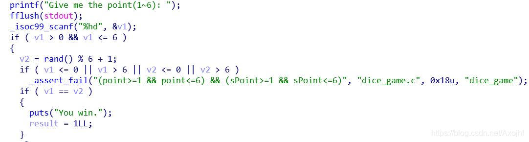 sub_A20()函数很明确表示了需要输入数与它的随机数相等