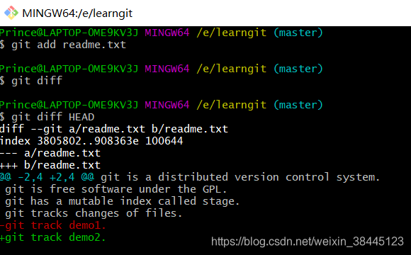 Git学习篇之git diff-CSDN博客