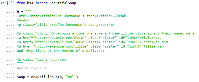 Python爬虫专项 6 网页标签解析 文档树输出 搜索及遍历 Lys 828的博客 Csdn博客
