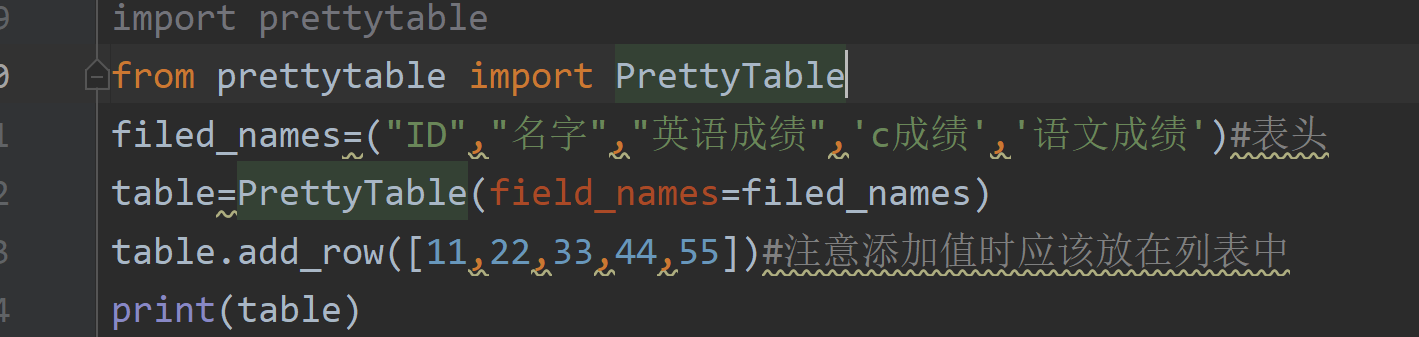 PrettyTable模块 对table（表格）的操作_将表格table转入 prettytable-CSDN博客