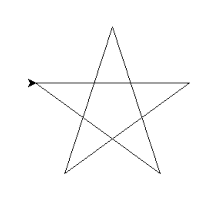 对称五角星图形怎么画图片