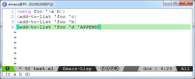 209_emacs Lisp向列表中增加元素_elisp Add-to-list-CSDN博客