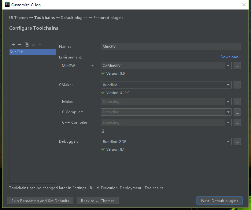 如上图所示完成配置即可