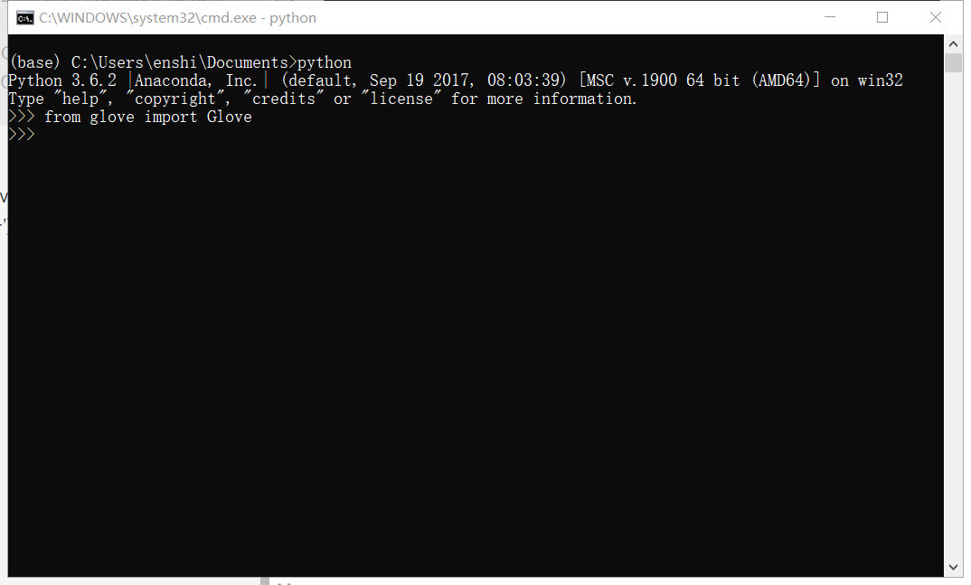 Win10安装glove-python方法_python3.8 glove安装-CSDN博客