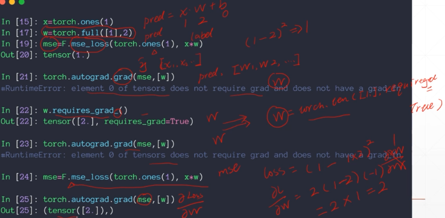 pytorch入门实战教程笔记 十一 梯度相关操作2