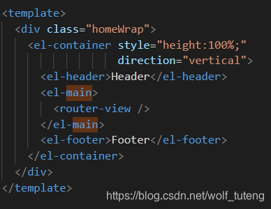 element ui 使用container布局时,容器布满全屏-CSDN博客