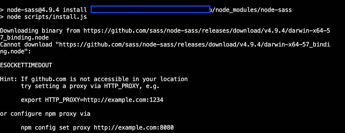 记一次项目安装node Sass失败的经历 Zyoungw Csdn博客