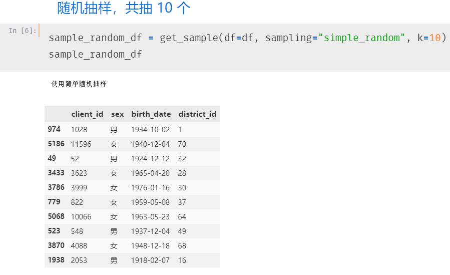 Python 珍藏函数超详解：随机抽样，分层抽样，系统抽样方法汇总_分层随机抽样个样本量最优分配函数-CSDN博客