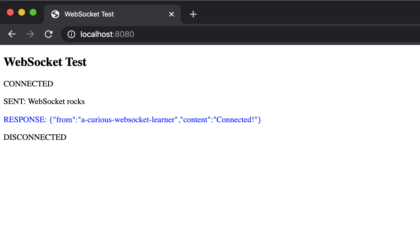 websocket 简单搭建