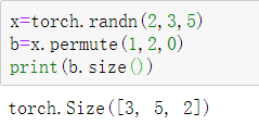 pytorch tensor basic operation