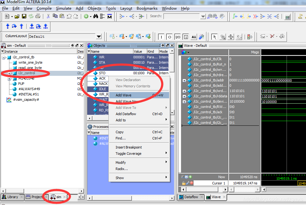 【Modelsim常见问题】如何添加子模块信号到波形窗口观测_modelsim add wave-CSDN博客