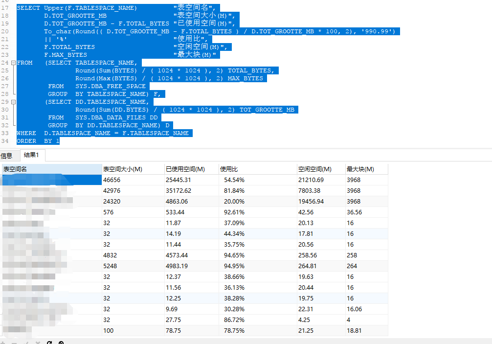 ORA01654 unable to extend index报错解决CSDN博客