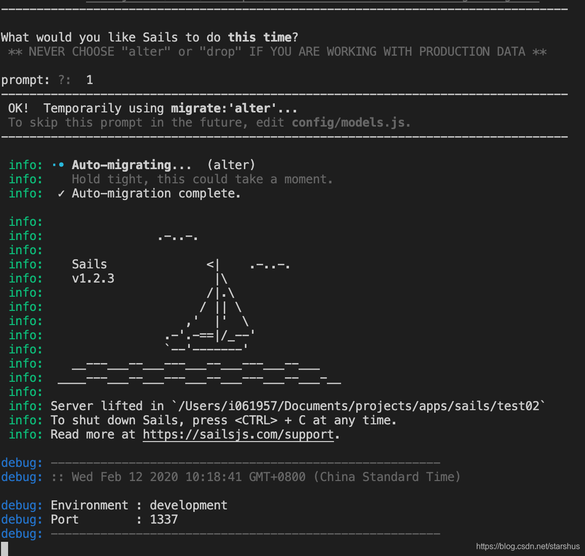 5分钟通过Sails.js从零开始开发RESTful API_sails.js 教程_W1nt3rs的博客-CSDN博客