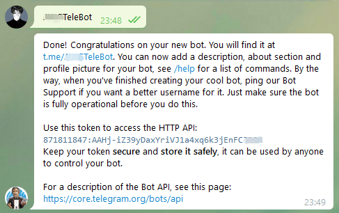 zabbix 通过 telegram-bot 发送告警信息