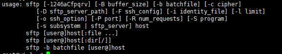SFTP 命令用法介绍