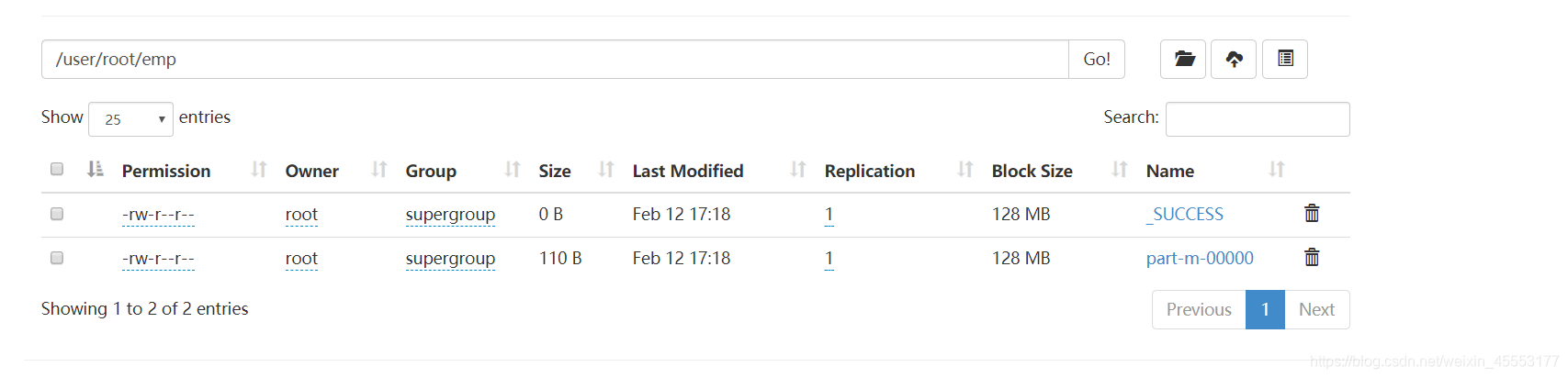 Introducing the emp table to HDFS MySql