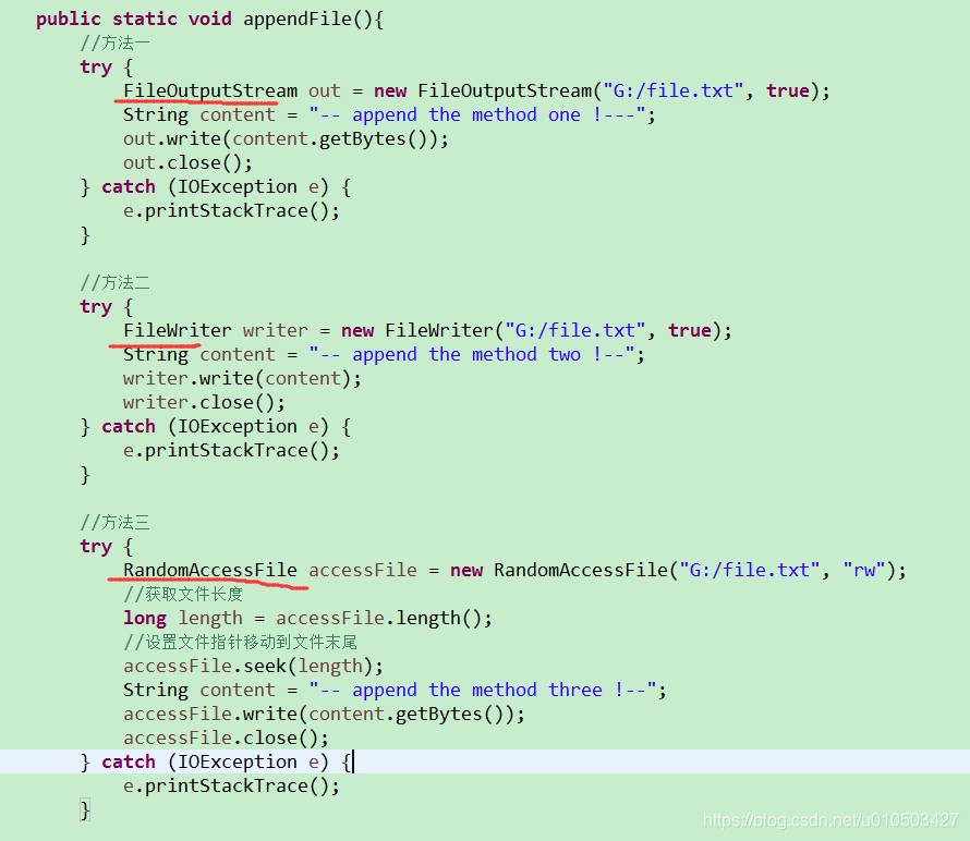 java复习六:如何向文件File尾部追加内容?_java file 末尾写入内容-CSDN博客