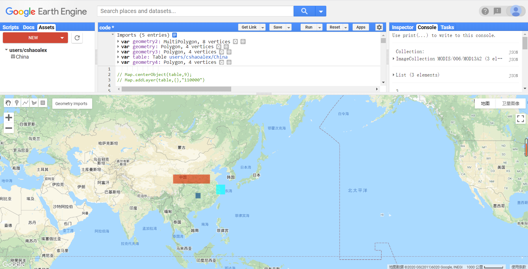 使用Google Earth Engine (GEE)实现MODIS数据批量下载-CSDN博客
