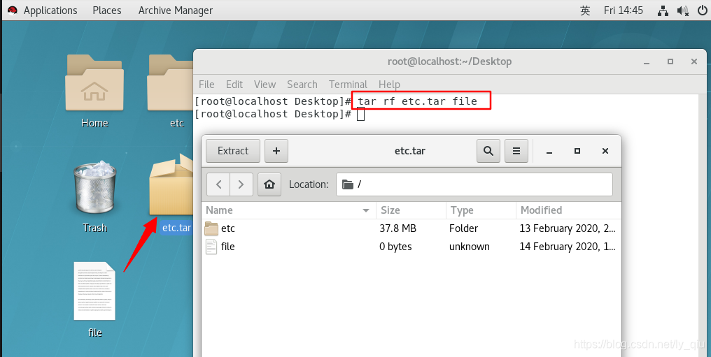 linux中文件的压缩与解压