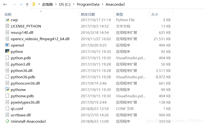 anaconda下的python3