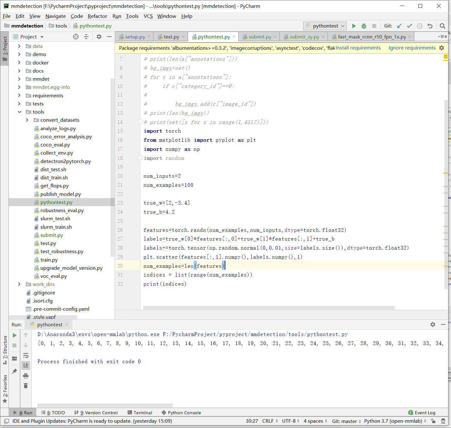 ![部分根据内容放在pycharm上跑](https://img-blog.csdnimg.cn/20200214200027140.png?x-oss-process=image/watermark,type_ZmFuZ3poZW5naGVpdGk,shadow_10,text_aHR0cHM6Ly9ibG9nLmNzZG4ubmV0L3FxXzM2OTE4NDgw,size_16,color_FFFFFF,t_70