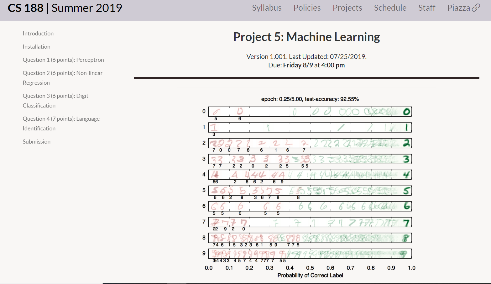 UC Berkeley CS188 人工智能导论作业(2019Summer Ver.)_cs188 proj5CSDN博客