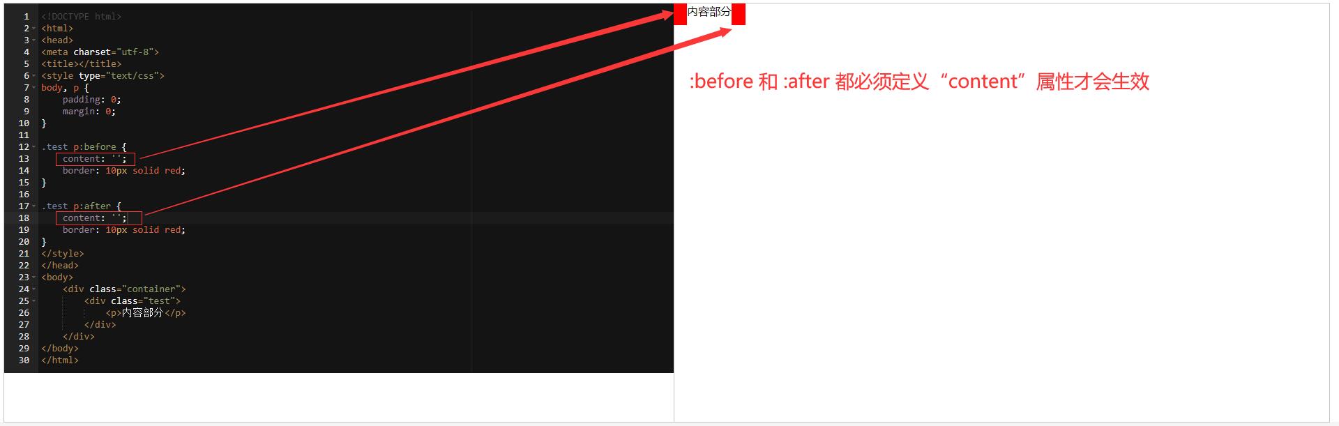 初步认识常用两伪元素 Before和 After 走馬勿观花 Csdn博客