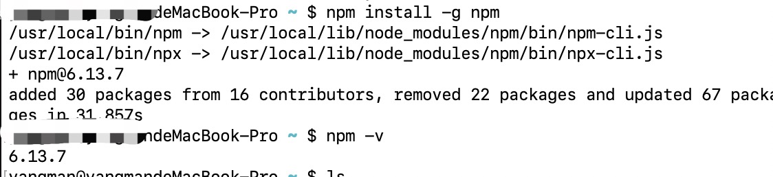 npm 升级