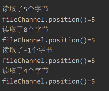 FileChannel主要方法的使用