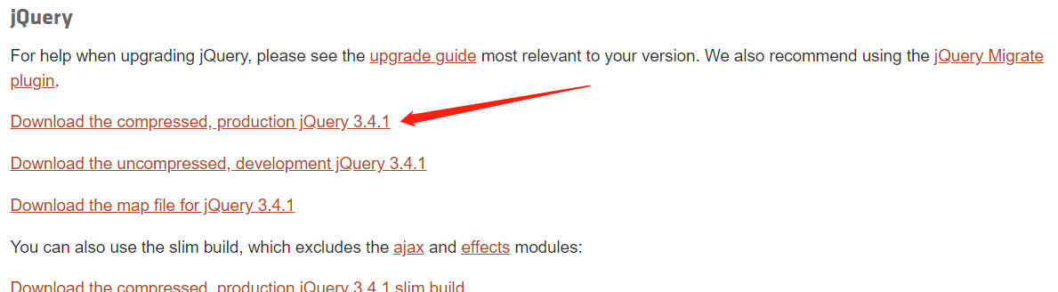 JQuery的下载及使用_jquery官网下载打开全是代码-CSDN博客