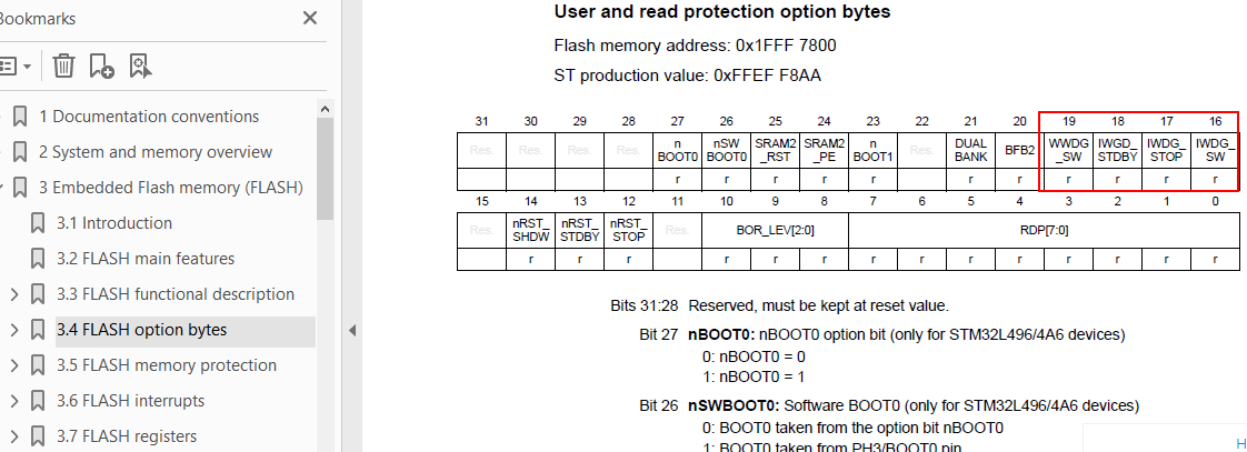 STM32 之十三 看门狗（WDG）及低功耗下的处理