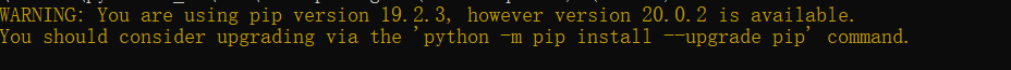 在cmd命令中输入python -m pip install --upgrade pip没有反应的解决办法_python -m pip ...