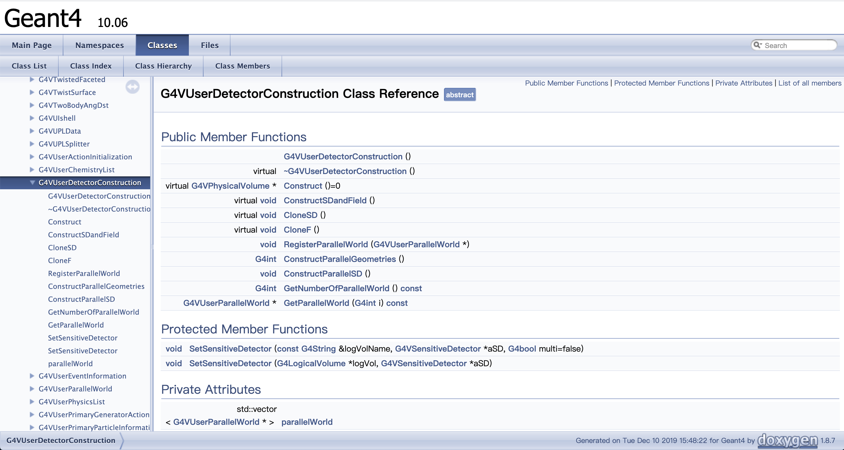 doxygen documentation