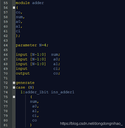 verilog 生成块 generate - endgenerate_generate endgenerate-CSDN博客