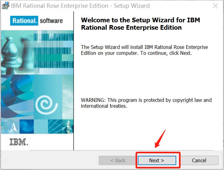 rational rose license key error