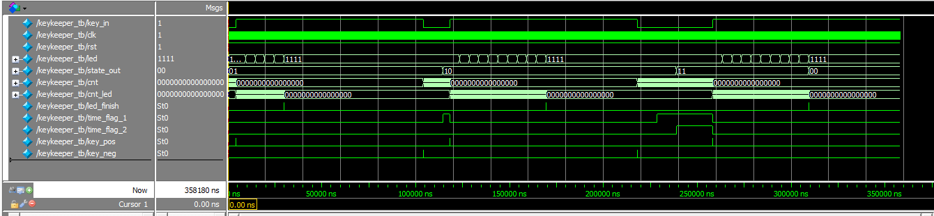 按键延迟时间测试的Verilog实现（FPGA实验）