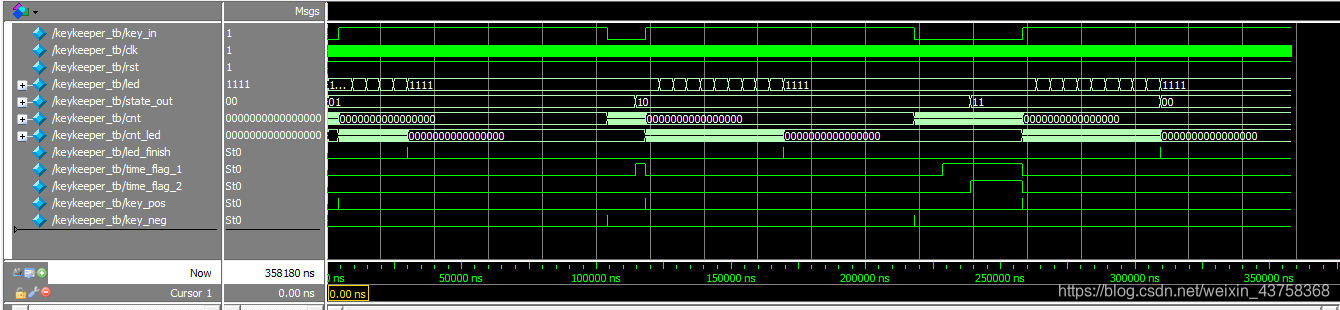 按键延迟时间测试的Verilog实现（FPGA实验）