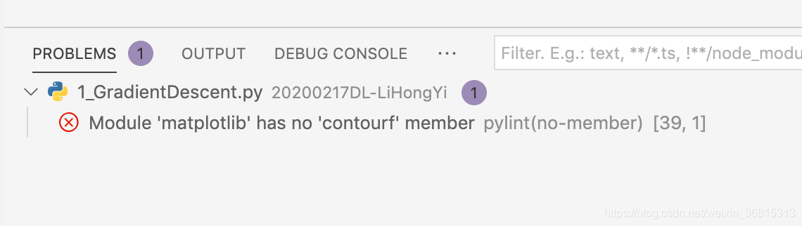 【Python】Module ‘matplotlib‘ has no ‘contourf‘ member 使用Python导入 ...