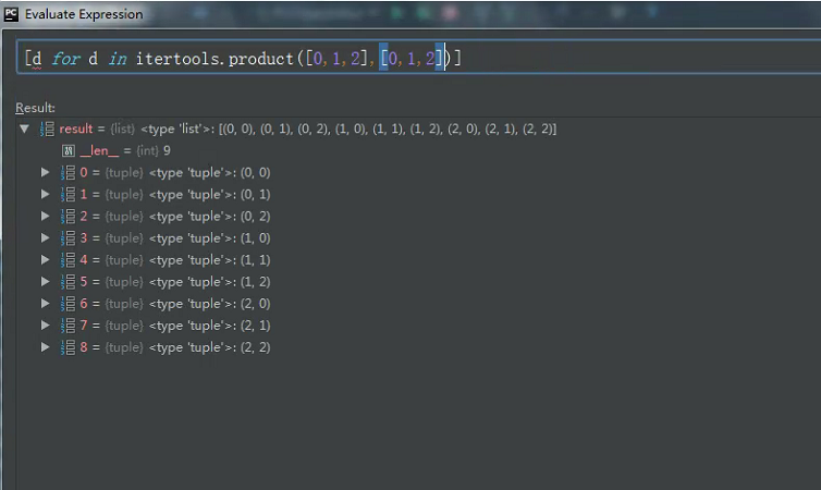 Python遍历两个list所有元素的组合，使用笛卡尔积_python遍历所有密码组合-CSDN博客