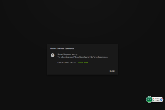 超全解决Geforce 错误代码 ERROR CODE:0x0003问题方法