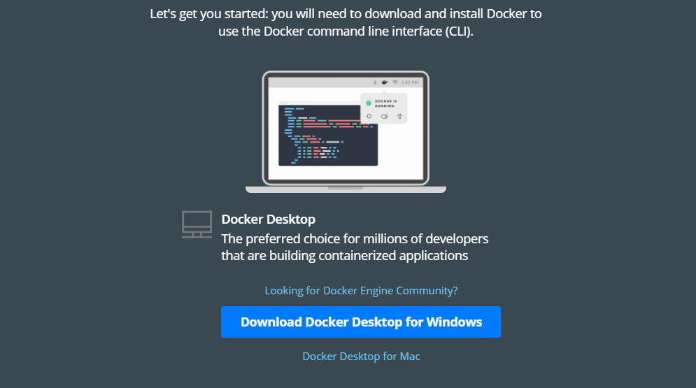 Docker官网下载